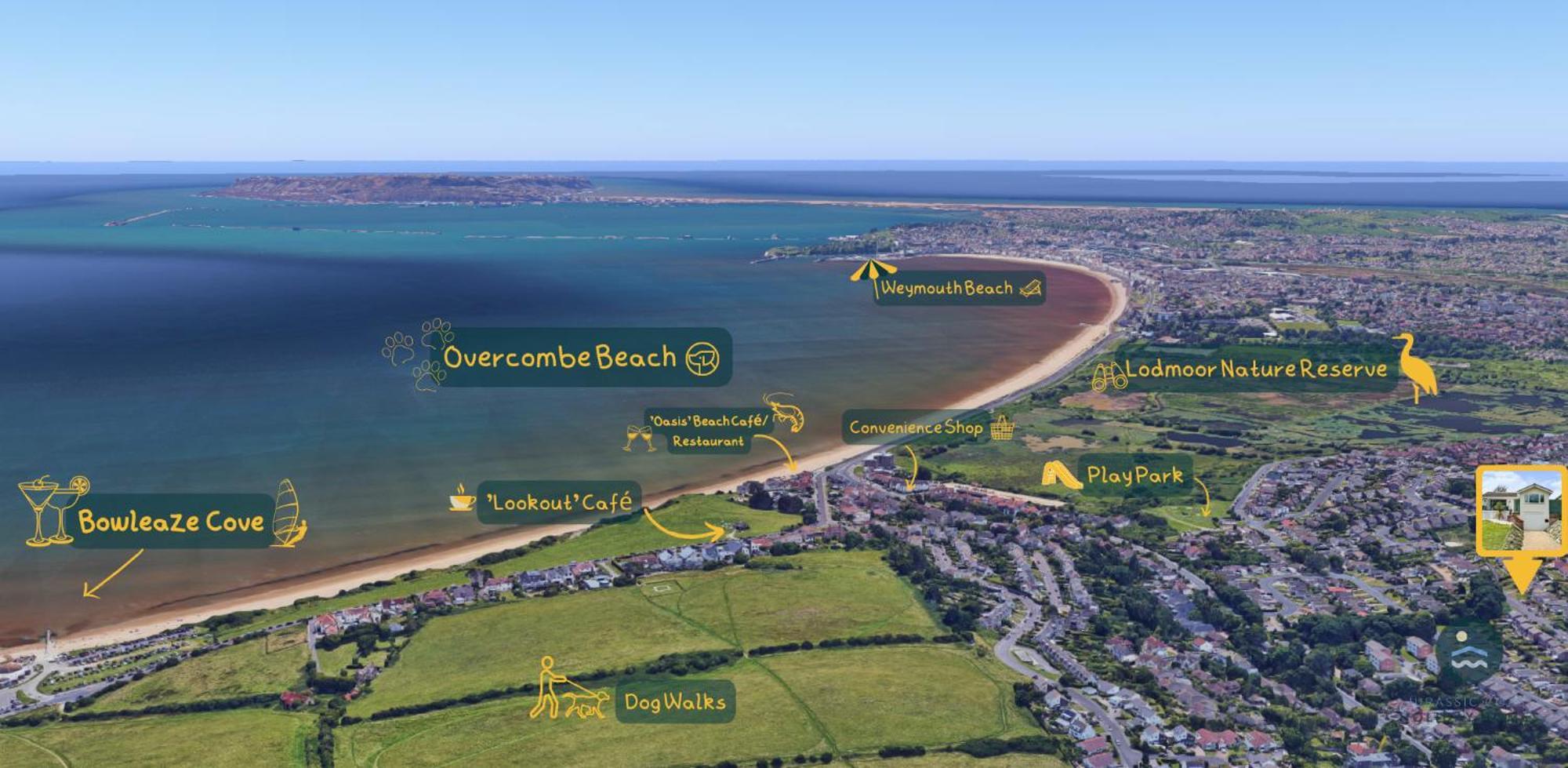Seafeathers - Luxury Holiday Home With Sea Views Overcombe Luaran gambar